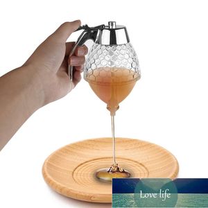 200 ml Honing Dispenser Container Cup Juice Syrup Kettle Keuken Bee Drip Stand Houder Draagbare Opslag Pot Fabriek Prijs Expert Design Quality Nieuwste stijl origineel