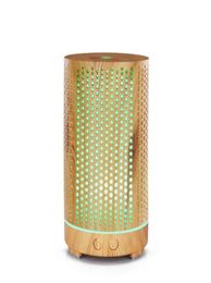 200 ml d'huile diffuseur aromathérapie en bois arôme parfumé humidificateur purificateur à air creux fabricant de brume cool pour home7692291