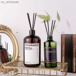 200 ml Reed Diffuser Refill Olie Shangri-la Gardenia Aarde Engelse Peer Freesia Limoen Basilicum Bluebell Hilton Ebony Aloë L230523