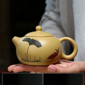 200 ml Yixing Classic Tea Poor Purple Clay Xi Shi Teapots Ore Beauty Kettle Hole Filtre Thé à la main Gifts personnalisés