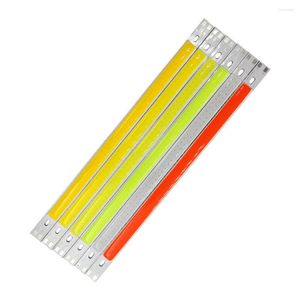 Barra de luz Led de 200mm, lámpara Cob de 12V, 10W, azul, rojo, verde, cálido, blanco frío, iluminación de Color para bombillas de coche, tira de luces de trabajo