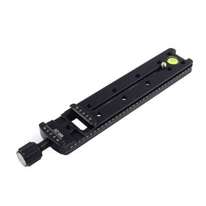 Freeshipping 200mm Nodal Slide Rail Quick Release Plaatklemadapter voor Macro Panoramic Arca Aluminium Snelringen Plaat Statief