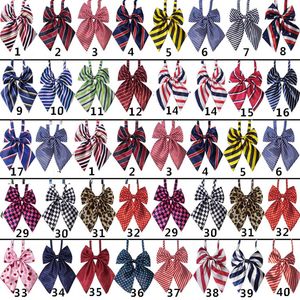 200 pc/lot chien vêtements nouveau coloré à la main réglable chiot Pet papillon noeuds papillon cravates toilettage fournitures L02