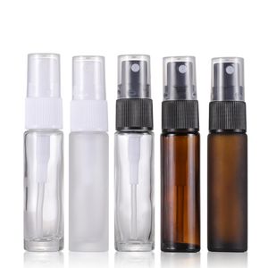 200pcs 10 ml de parfum en verre bouteille brouillard floute floute de parfum flacons en verre rechargeable Parfum atomiseur accessoires de voyage