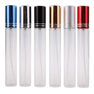 200 pièces 15 ml bouteille de parfum en verre mince flacons de test d'échantillon rechargeables flacon de pulvérisation en verre clair Tube en verre mince