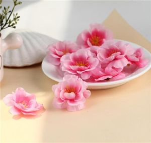 200 % 45 cm kunstmatige stof pruimen bloesem perzik bloesem sakura bloemhoofden diy accessoires6809239