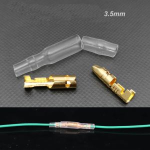 200 %/50 sets Car Auto Motorcycle Bullet Terminals 4 mm 3,5 mm mannelijke vrouwelijke draad Bullet Crimp Connectors Terminal