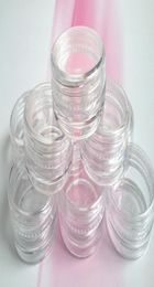 200pcs 5 gml petite bouteille ronde transparente avec pots de couvercle Récipient en plastique transparent contenant un échantillon de nail rangement 4203836