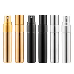 200 stks 5 ml uv goud zilver zwart parfum verstuiver lege reizen fles parfum vrouwen pocket spray hervulbare glazen flessen hoge kwaliteit 4581 Q2