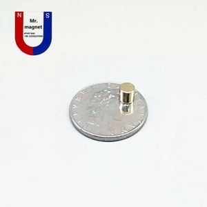 200 Uds 5mm x 5mm imán súper fuerte d5x5mm imanes 5x5 n35 imán 55 d55 imán permanente 5x5mm tierras raras 5mm x 5mm imán