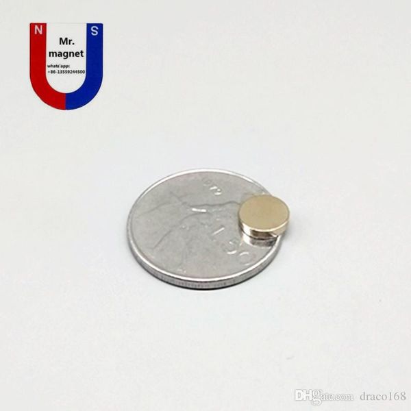 100 Uds 8*2 8x2mm imanes a granel pequeño disco redondo de neodimio ndfeb diámetro 3mm n35 imán de tierras raras súper potente