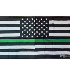 200pcs 90x150cm Banner en polyester 3x5ft avec œillets métalliques minces vertes Green America National Flags G1735707991