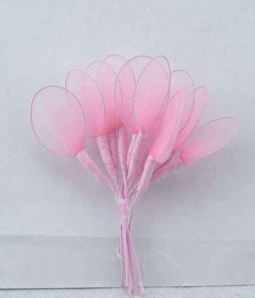 200pcs nylon artificiel fleur pétale nylon bas raquette bricolage bas fleur faisant matériel fausse plante décorations de mariage4463935
