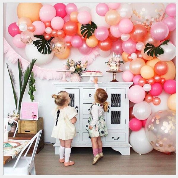 Ballons gonflables en Latex de haute qualité, 200 pièces/sac, 5 pouces, décoration de fête de mariage, fournitures de joyeux anniversaire