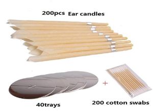 200 pcs en cire d'abeille Naturel Thérapie Oreille Candle coning beewax Cleaner 2207129711653