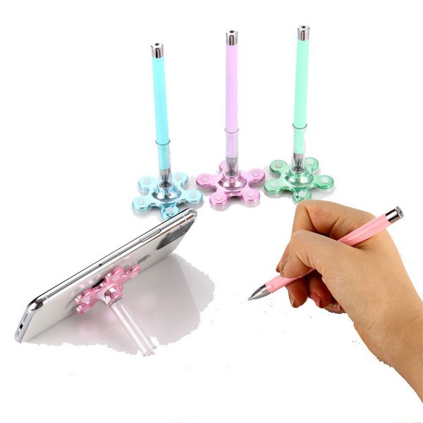 200 pièces créatif ventouse téléphone portable support de support stylo bureau stylo Simple bureau multi-fonctionnel stylo pour fête anniversaire des enfants