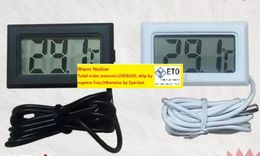 200 % digitale LCD -scherm thermometer koelkast koelkast vriezer aquarium aquarium vissen tank temperatuur gt zwart witte kleur