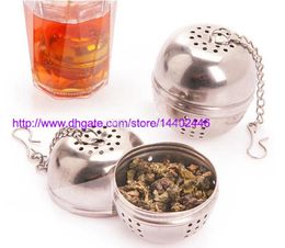 200 stks Hot Sale Rvs Utility Gearomatiseerde Ballen Filter Tassen Tea Balls Keuken Gadgets Theezeefballen Bal