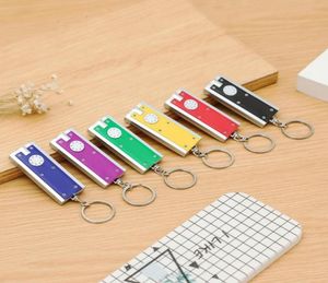 200 pièces LED jouets porte-clés lumière Boxtype porte-clés anneau publicité promotionnel cadeaux créatifs petite lampe de poche porte-clés 5924cm7154426