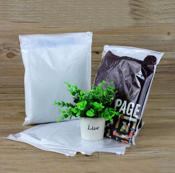 200 Pcs/lot 30X40 CM sac de rangement de voyage pochette à fermeture éclair réutilisable sac en plastique Transparent avec fermetures à glissière vêtements emballage trou d'aération sac