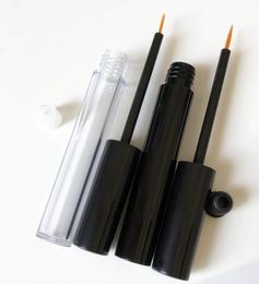 200 stks / partij 3ML lege plastic duidelijke eyeliner tube, schoonheid make-up wimpers groei vloeibare navulbare fles SN2703