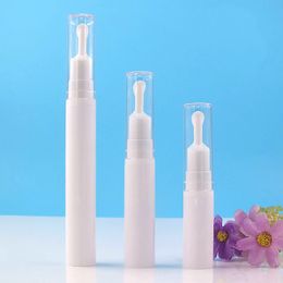 200 unids/lote 5ml 10ml 15ml botella sin aire para cosméticos loción sin aire botellas con bomba crema para ojos botella de vacío F3620