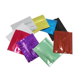 200 unids/lote 75*6 cm bolsa de embalaje con cierre de cremallera de papel de aluminio bolsa Mylar bolsas con cremallera de vacío autoselladas para almacenamiento de alimentos paquete de calor Rcolt