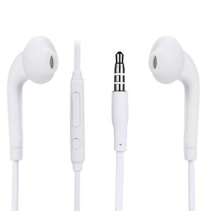 200pcs/lote* Auriculares In-Ear 3.5 mm con control de volumen con micrófono para Samsung Galaxy S6 Edge S7 S5 S4 S3 Note 5 4 3