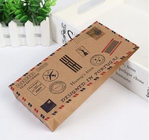 sobre diseño de viaje Bolsa de papel Bolsas de regalos Medias bolsa de embalaje regalo Embalaje Boda Navidad Uso