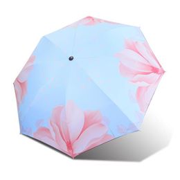 200 unids/lote paraguas femeninos con mango de encaje creativo lindo soleado y lluvioso Anti-UV Umbralla Drinkware mujeres paraguas de lluvia RRE14688