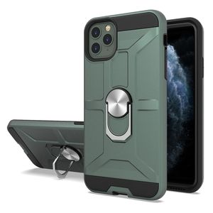 Funda resistente y resistente con anillo de armadura para coche, funda con soporte para iphone 13, 7, 8 Plus, X, Xs, Max, XR, 11 Pro, 12