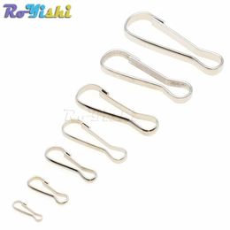 200pcs / lot Multi Taille En Métal Bourse Zipper PULLS Snap Printemps CROCHETS Paracord Longes Lariat Téléphone Carte ID Badge Holder164f