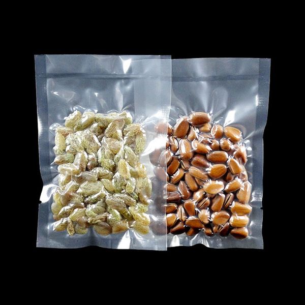 200pcs / lot Sacs d'emballage en nylon pour le stockage des aliments sous vide