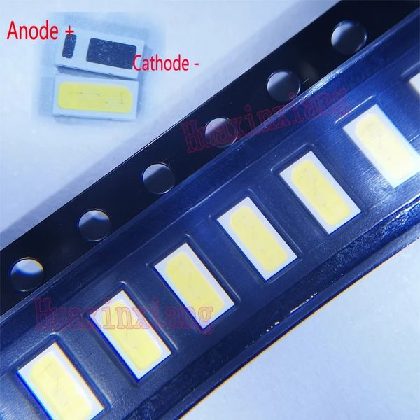 200 unids/lote SMD LED 4020 6V 1W 4,0*2,0mm blanco frío para aplicación de retroiluminación de TV