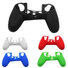 200pcs beaucoup anti-dérapant Protecteur Pour PS4 Slim Pro Controller clouté peau haut de gamme de protection en silicone souple Grip Case