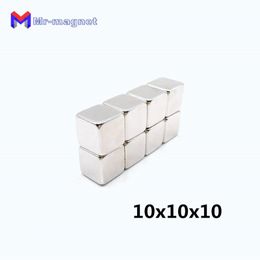 imanes koelkast magneten koelkast 10 stks n35 10 x 10x 10mm super sterke zeldzame aarde permanet kubus magneet krachtige neodymium 101010mm
