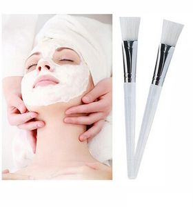 Bon Kit de pinceaux pour masque Facial, pinceaux de maquillage pour les yeux, applicateur de soins de la peau, cosmétiques à domicile, outils d'utilisation des yeux, poignée transparente