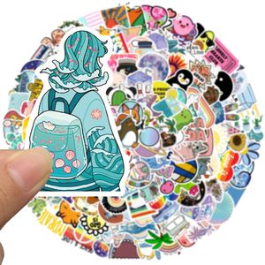 200PCS / Set Skateboard Stickers cosas lindas para el coche Laptop iPad Bicicleta Motocicleta Casco Guitarra PS4 Teléfono nevera Calcomanías PVC botella de agua Etiqueta