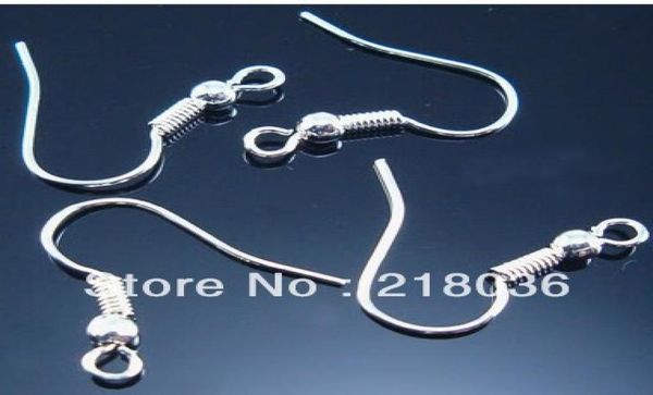 200 pièces argent plaqué goutte boucle d'oreille crochets pour femmes robe marque résultats crochet boucles d'oreilles Eardrop faisant des accessoires filles Bijoux A3597423639