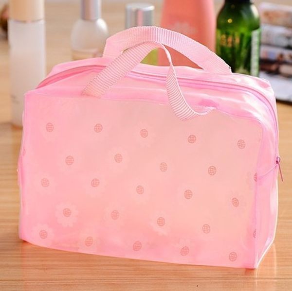 200 pièces cadeau de voyage PVC Transpant sac cosmétique étanche lavage sacs de bain poch maquillage organisateur de stockage cadeau de poche pour femmes filles prix pas cher