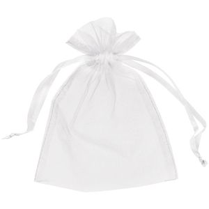 200 % White Organza Bags Gift Pouch Wedding Gunst Bag 13cm x18 cm 5x7 inch 11 kleuren Ivory Goudblauw 281L