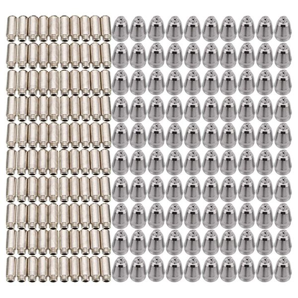 Kit de consumibles de antorcha de Plasma WSD60 AG60, puntas de electrodos, herramienta de soldadura de corte, boquillas de soldadura, 200 Uds.