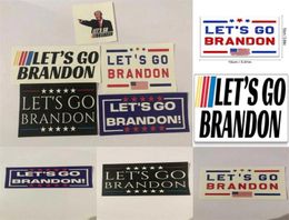 200PCSDHL Let039s Go Brandon Sticker Auto Vrachtwagen Bumper Vinyl Decal FJB Slogan Fck Anti Joe Biden Props Decals Windows Water Cup7718162