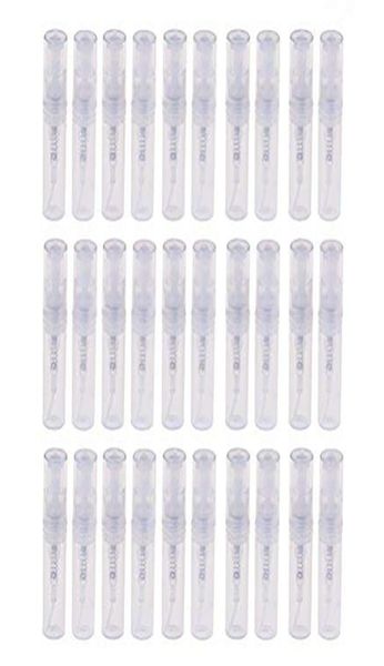 200pcslot 2 ml bouteille de pulvérisation en plastique transparent petit emballage cosmétique bouteilles de parfum atomisant le récipient liquide 9588252