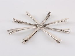 200PCSLOT 47MM Single Prong Metal Alligator Haarspeldjes Haarspelden Korker Boog Voor vrouwen meisje party tovenaar hoed haaraccessoires F6907550