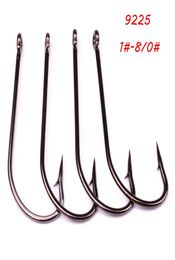 200pcslot 9 maten 180 9225 O039Shaughnessy Hook High Carbon Steel Barbed Fishing Hooks FS237688444