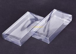 200 pcslot Grote rechthoekige plastic transparante boxclear PVC Plastic verpakkingsdoos SampleGiftcrafts Display Boxes5354288