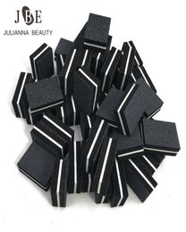 200 stuks slot nagelbuffer dubbelzijdig klein mini nagelbufferblok zwart wegwerp professionele manicure pedicure8565054