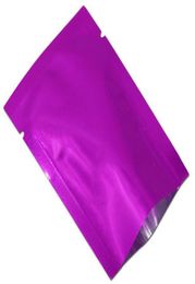 200PcsLot Open Top Purple Vacuum Mylar Bag Heat Seal Aluminum Foil Food Storage Packaging Pouch For Coffee Sugar Packing Plastic7469373