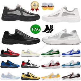 200s Heren Dames Vrijetijdsschoenen American cup 200 Laag Leer Nylon PVC Mesh Veterschoenen Designer Campus Triple Zwart Wit Rubberen zool Stof Trainers Sneakers Big Size 13